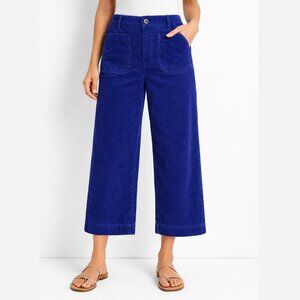 MAEVE ANTHROPOLOGIE The Colette Corduroy Wide Leg Pants Cropped Women's 26 x 25"